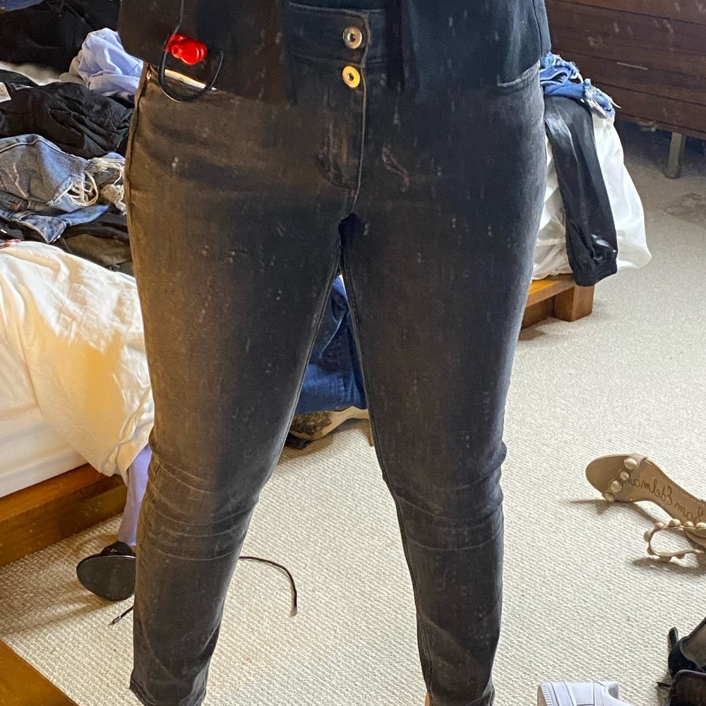 Skinny Mid Rise Jeans - Picture 7 of 8